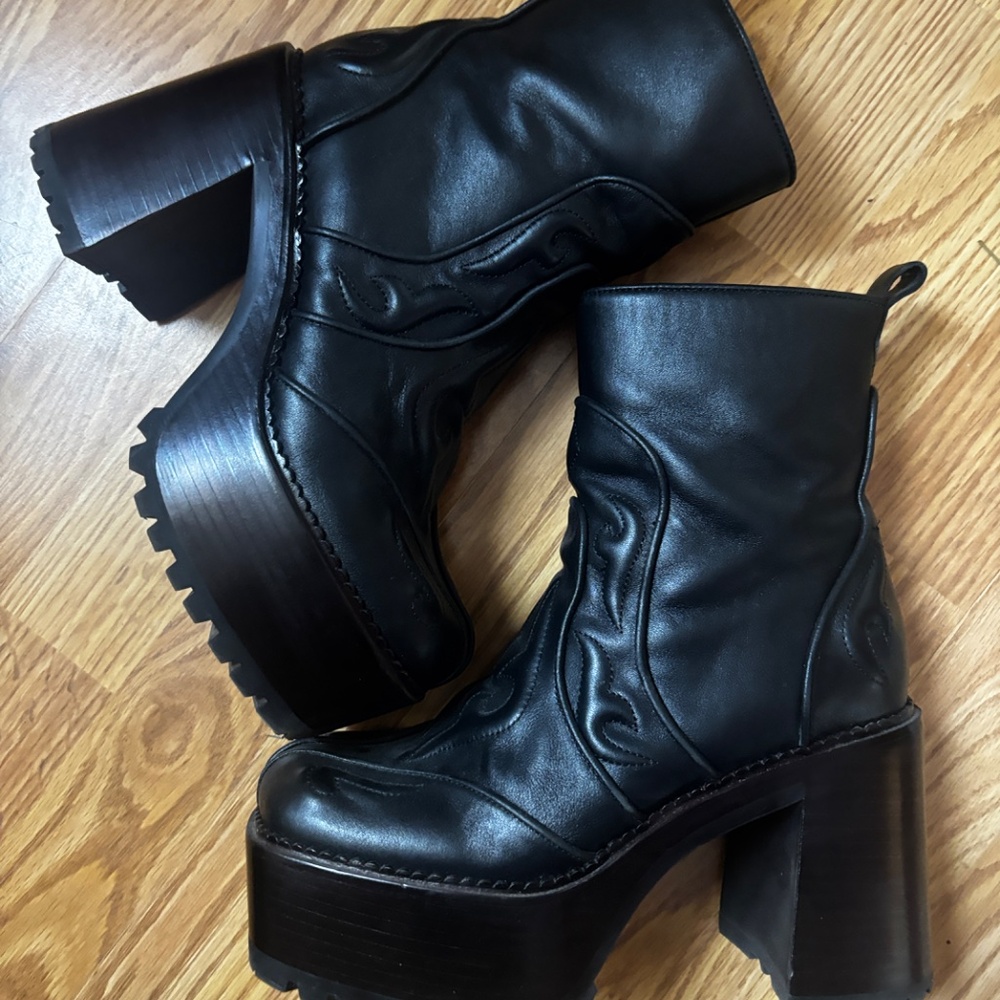 Jeffrey Campbell- Dead Wrong platform boots - Picture 6 of 6